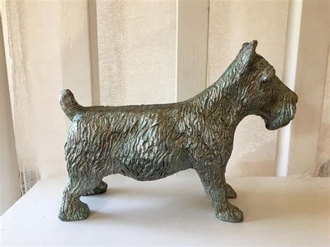 vintage metal scottie dogs that goes on a mail box|Metal Scottie .